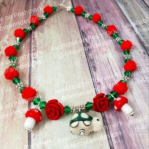 Stretchy Turtle & Mushroom Charm Headband